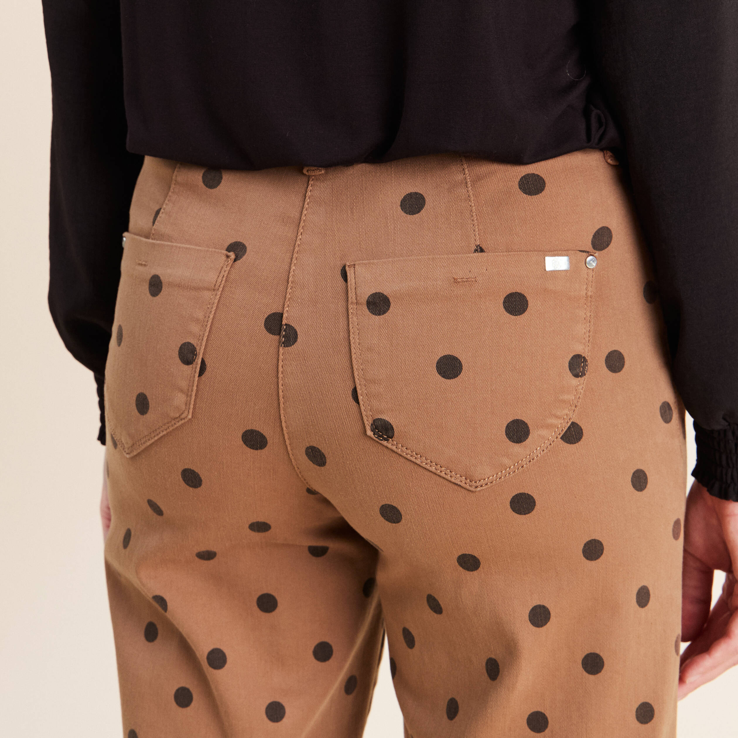 Pantalon magique l'unique marron femme