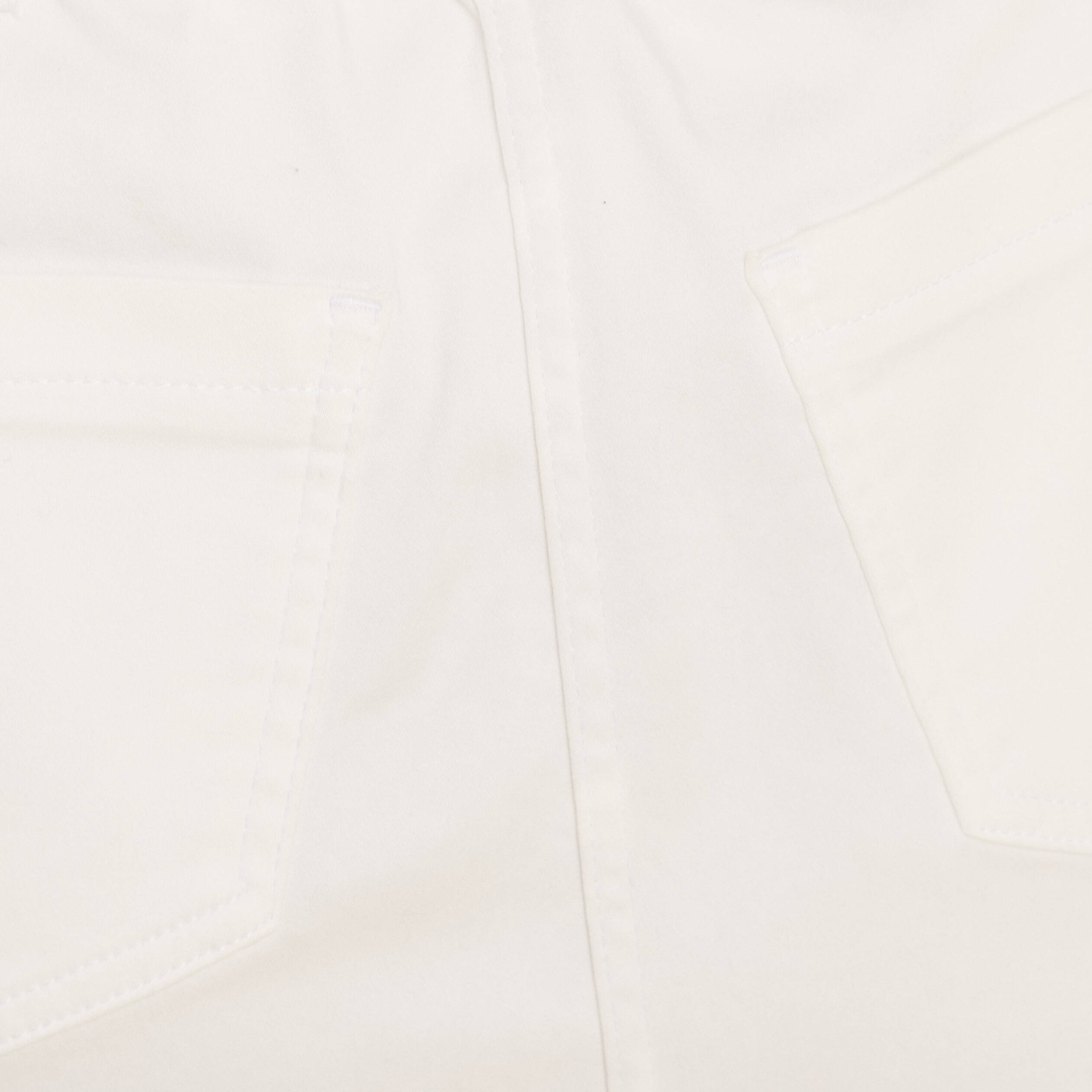 Jupe droite r&eacute;versible blanc femme