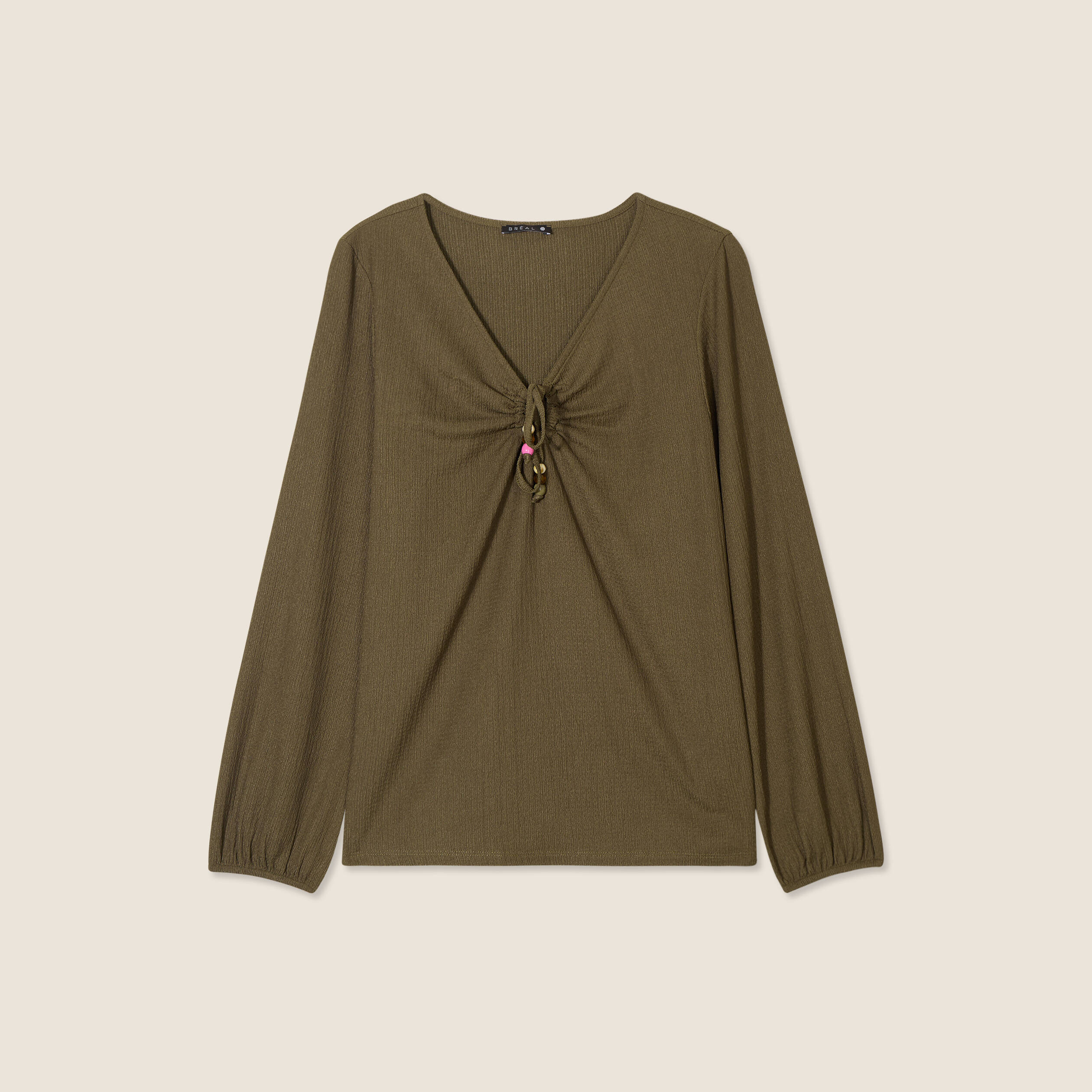 blouse manches longues vert olive femme Blouse manches longues vert olive femme