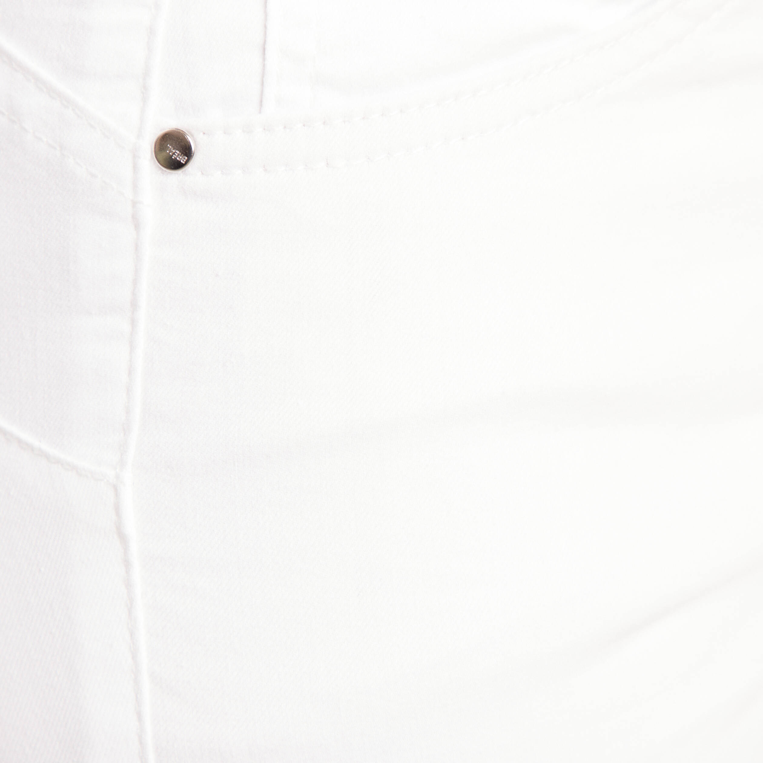 pantalon leger taille standard long blanc femme Pantalon léger taille standard long blanc femme