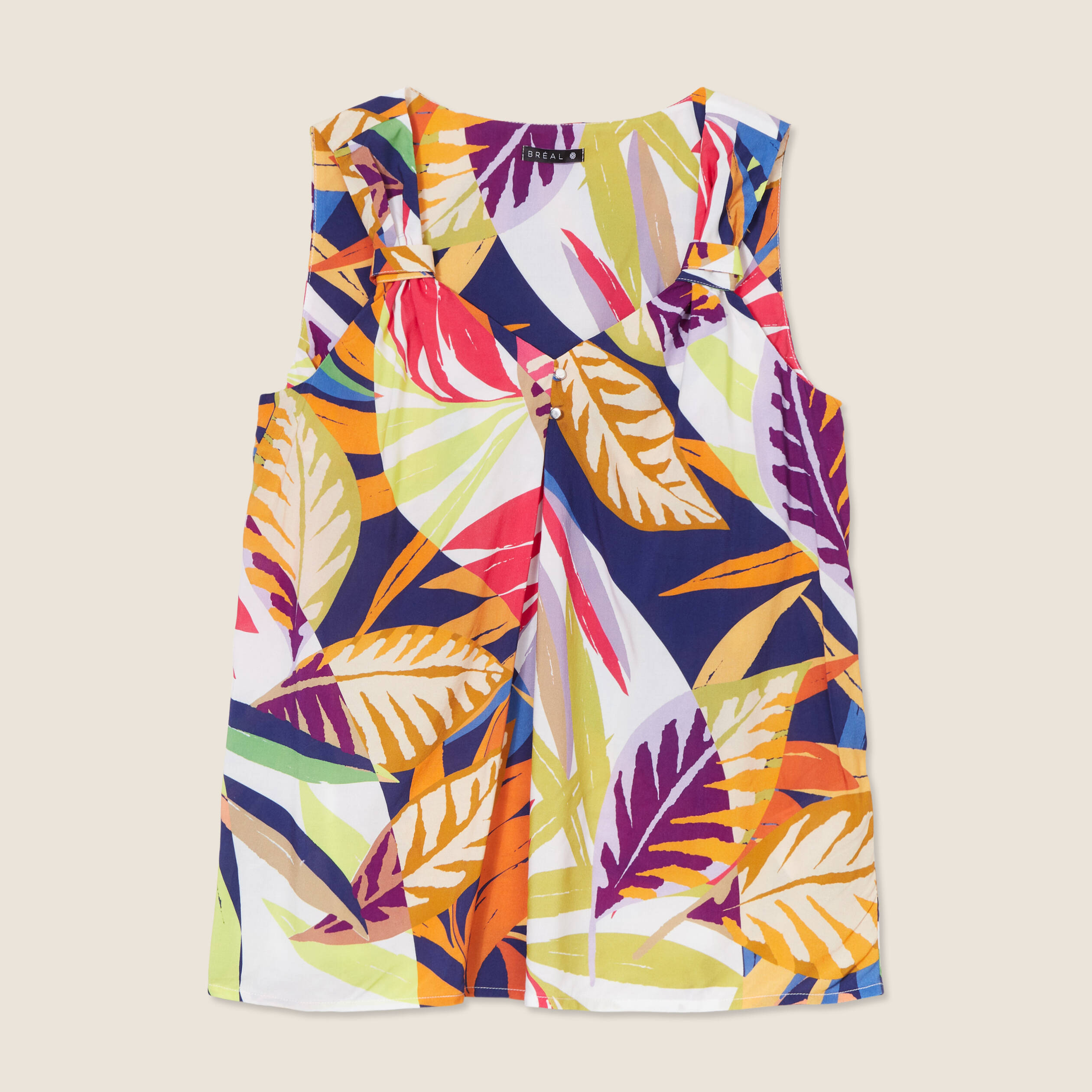 blouse sans manches multicolore femme multicolore femme Blouse sans manches multicolore femme multicolore femme