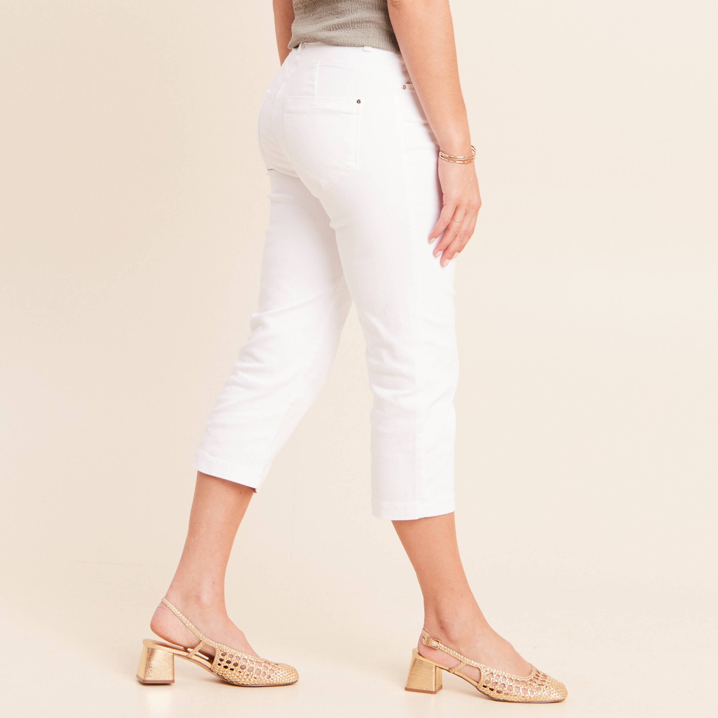 Pantalon magique l'unique blanc femme
