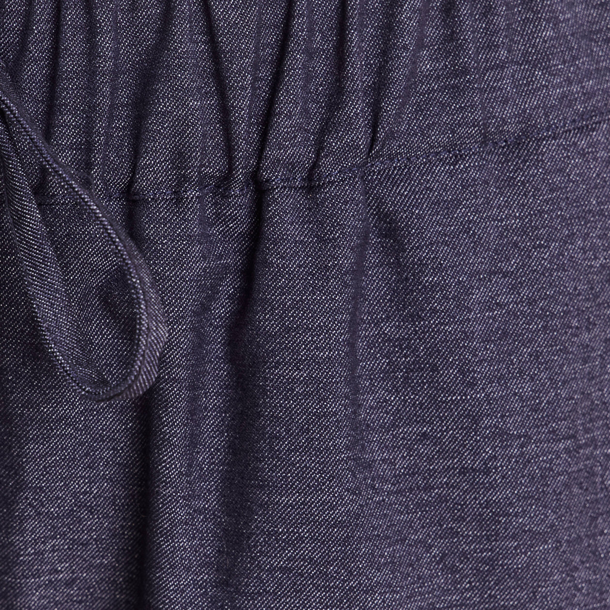Jean boyfriend 7/8&egrave;me fluide denim brut femme