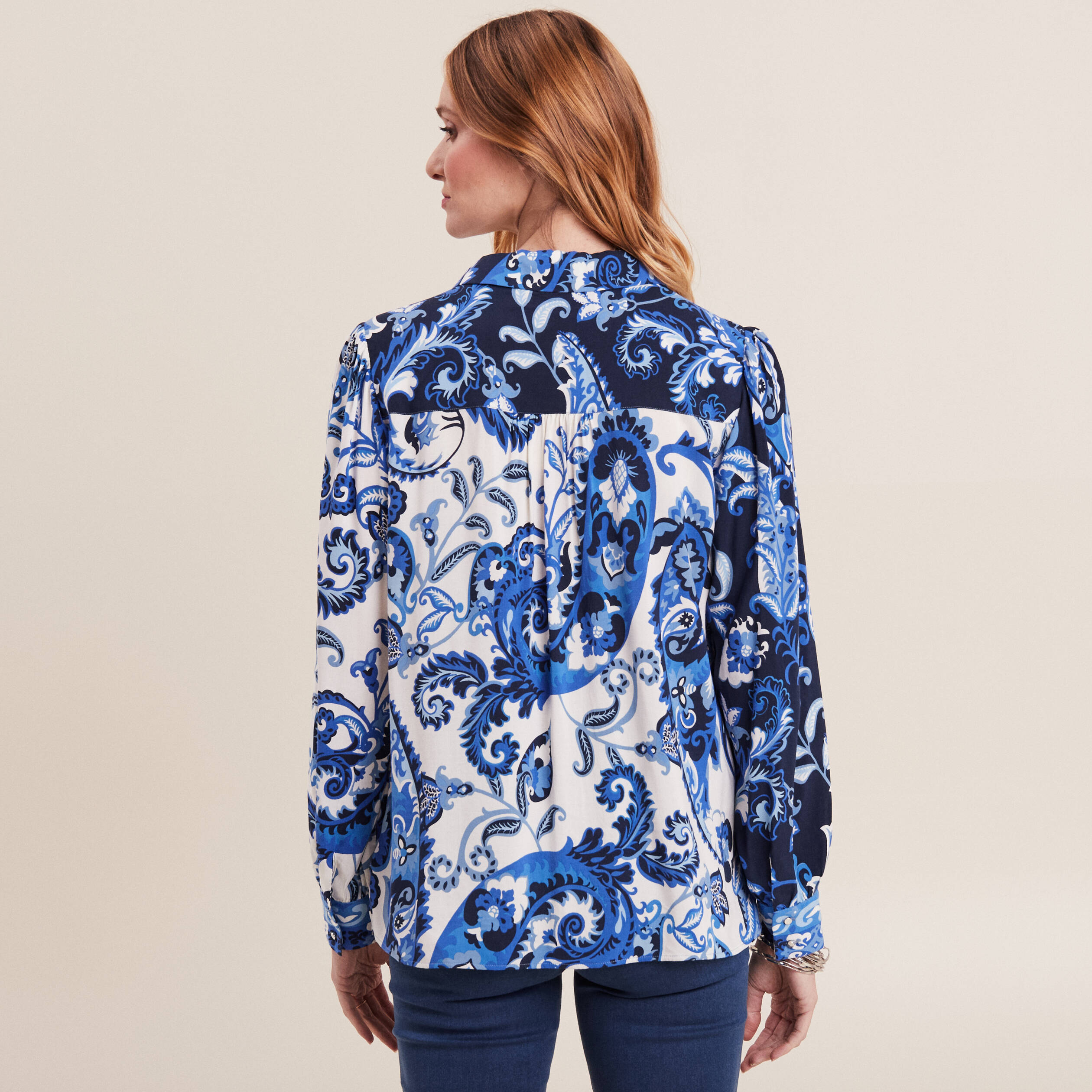 Chemisier bleu electrique hotsell