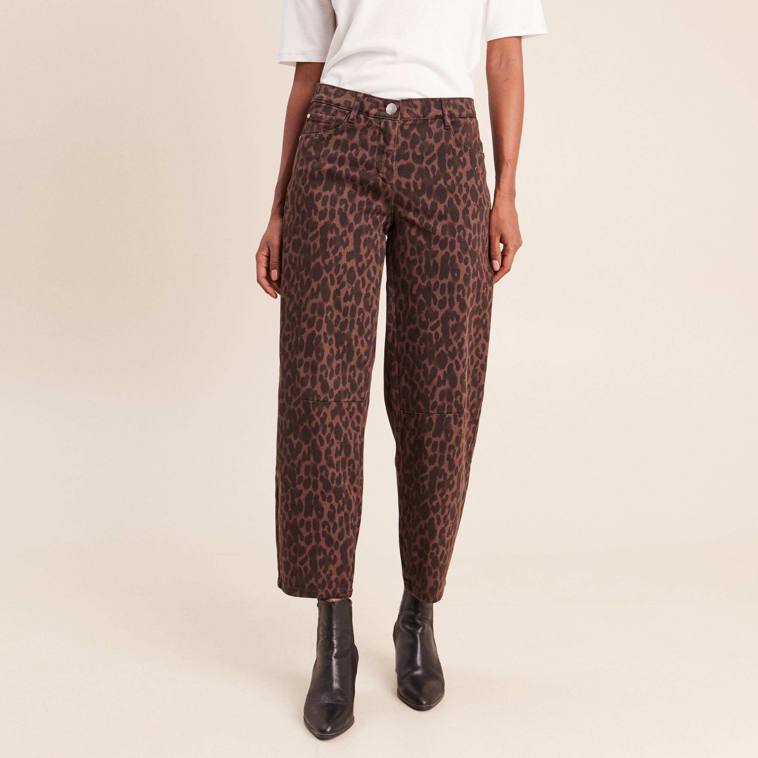 Pantalon magique l'unique marron chocolat femme
