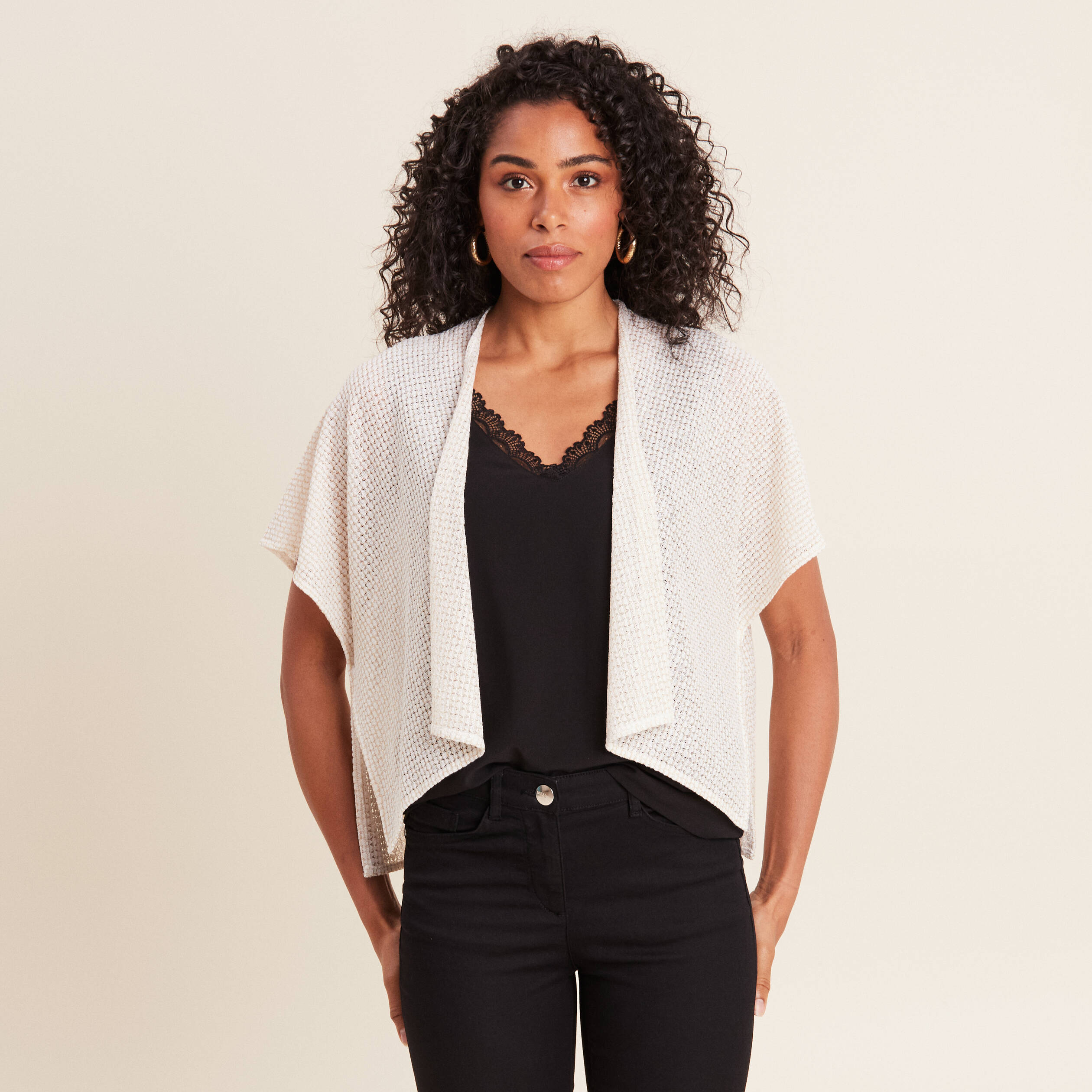 Cardigan manche courte femme best sale