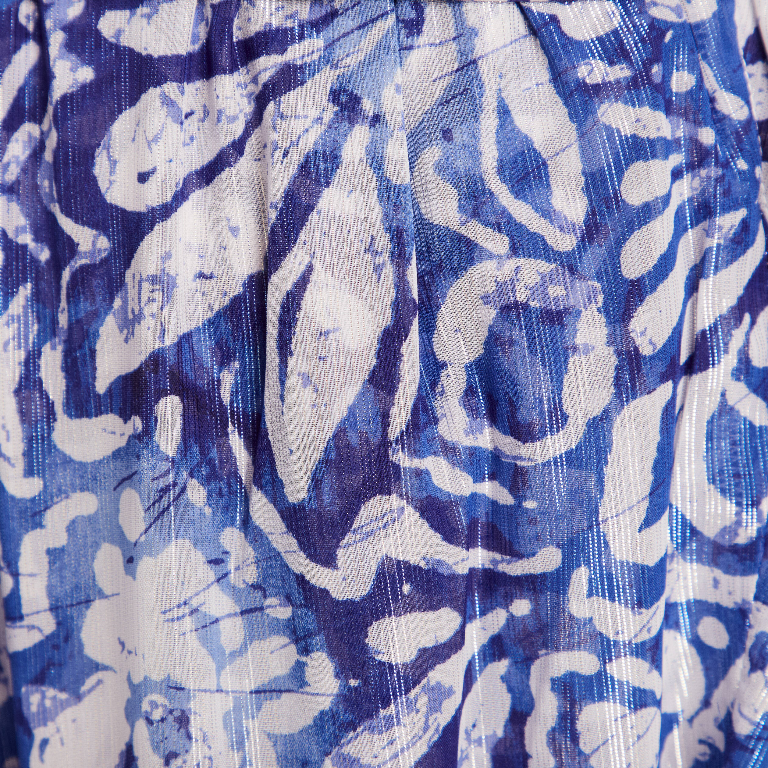 Robe longue portefeuille bleu femme