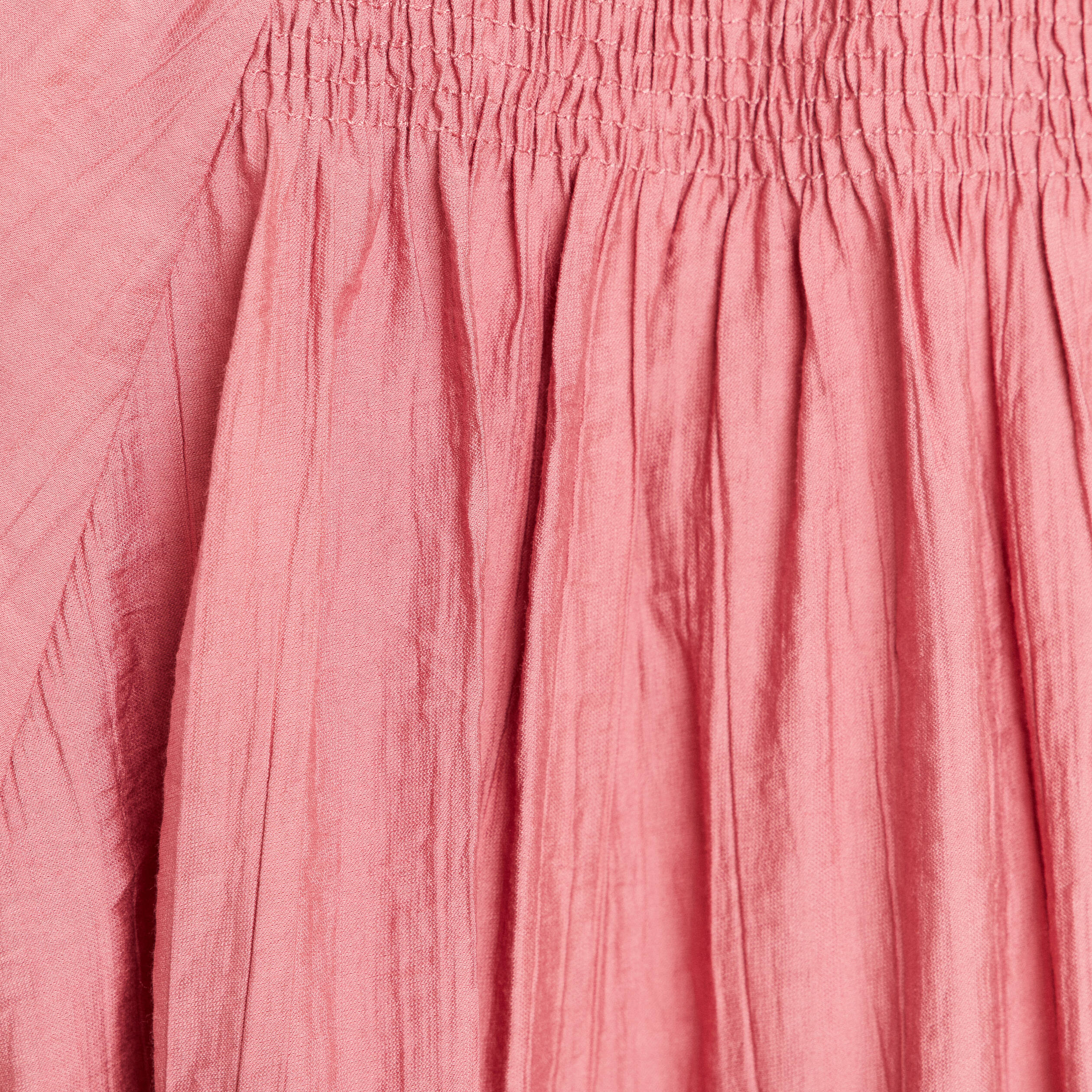 Blouse ample col v manches 3/4 mauve femme