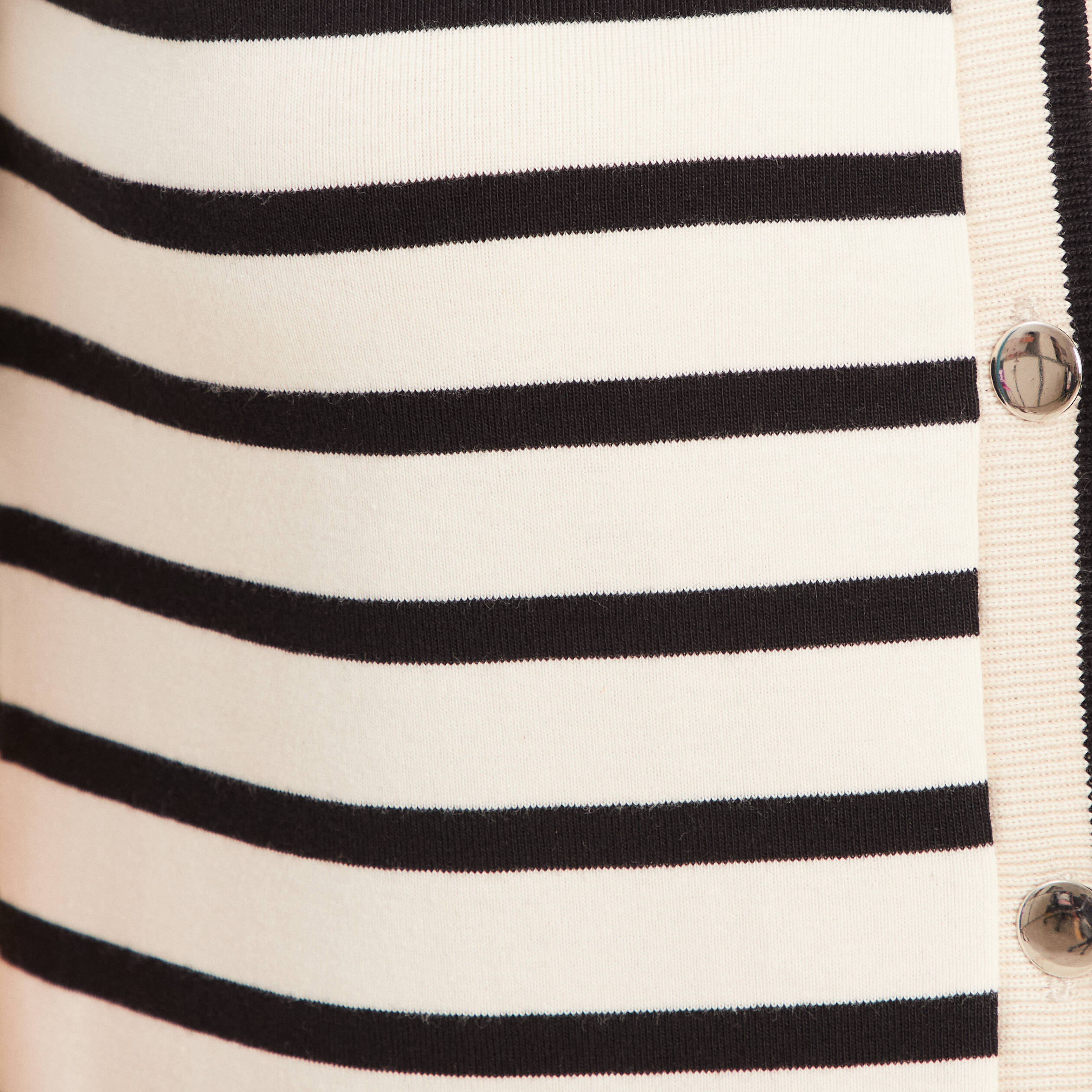 T-shirt col V en coton blanc femme