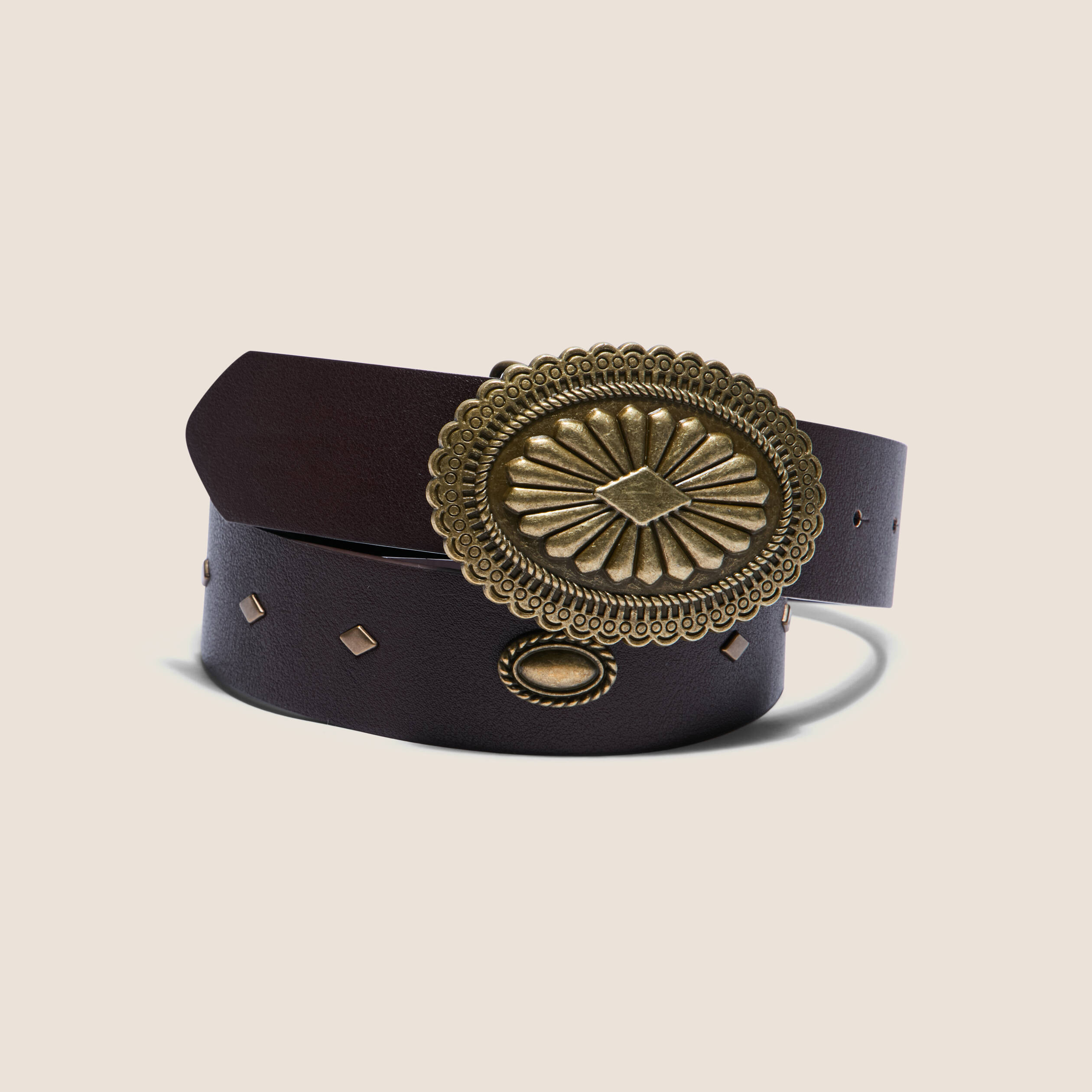 ceinture large marron fonce femme Ceinture large marron foncé femme