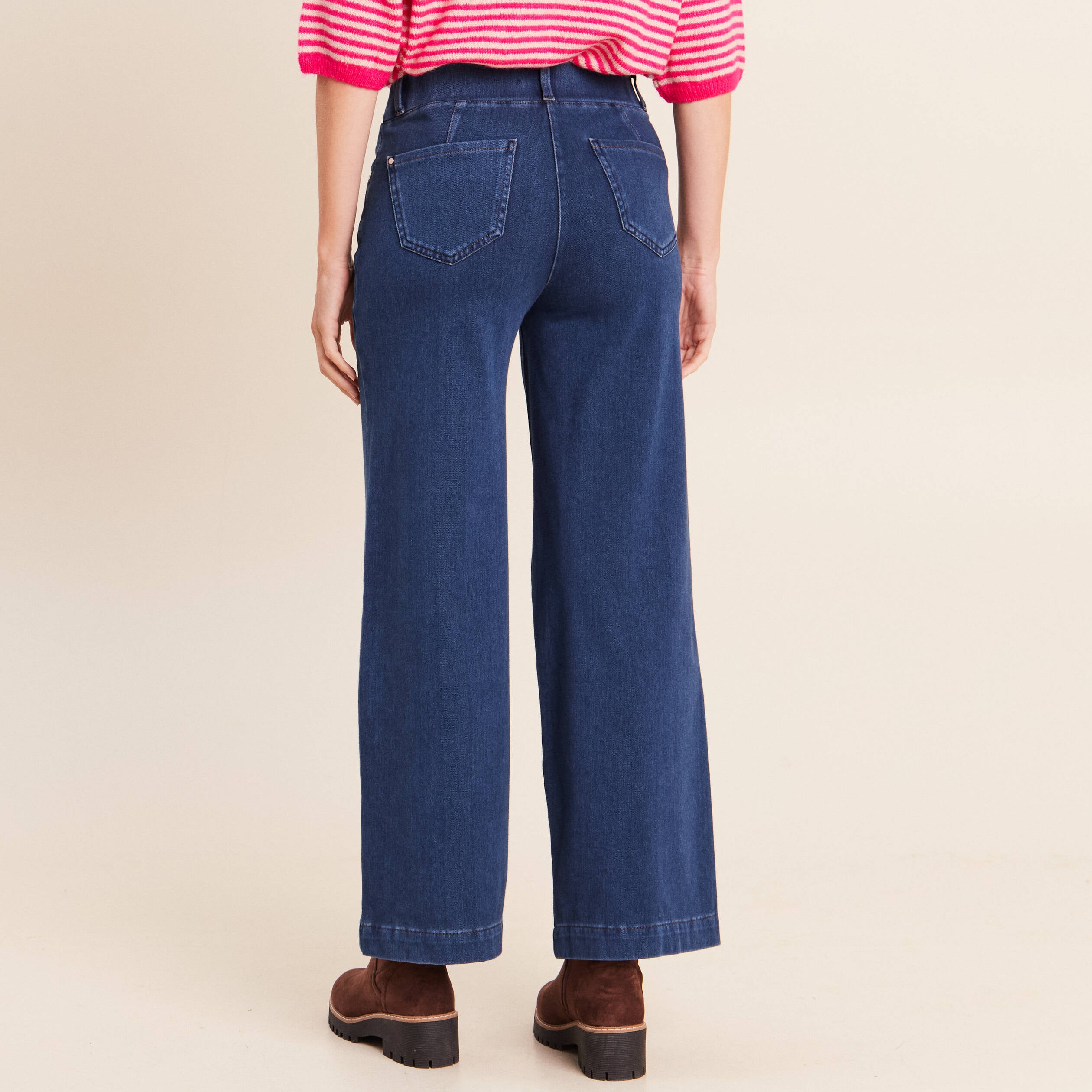 Pantalon Magique L'Enfilable denim stone femme