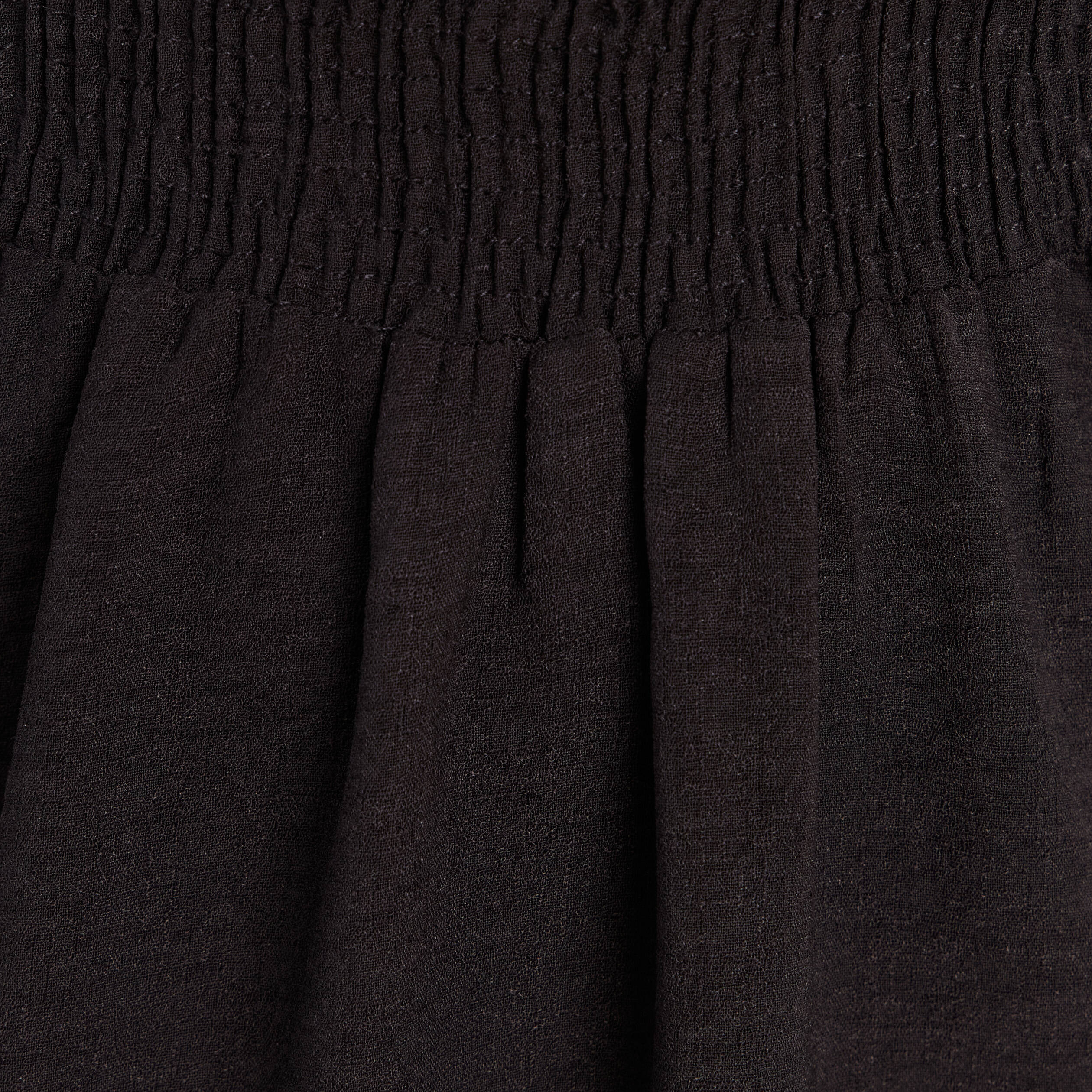 Robe longue &eacute;vas&eacute;e col v manches coudes noir femme