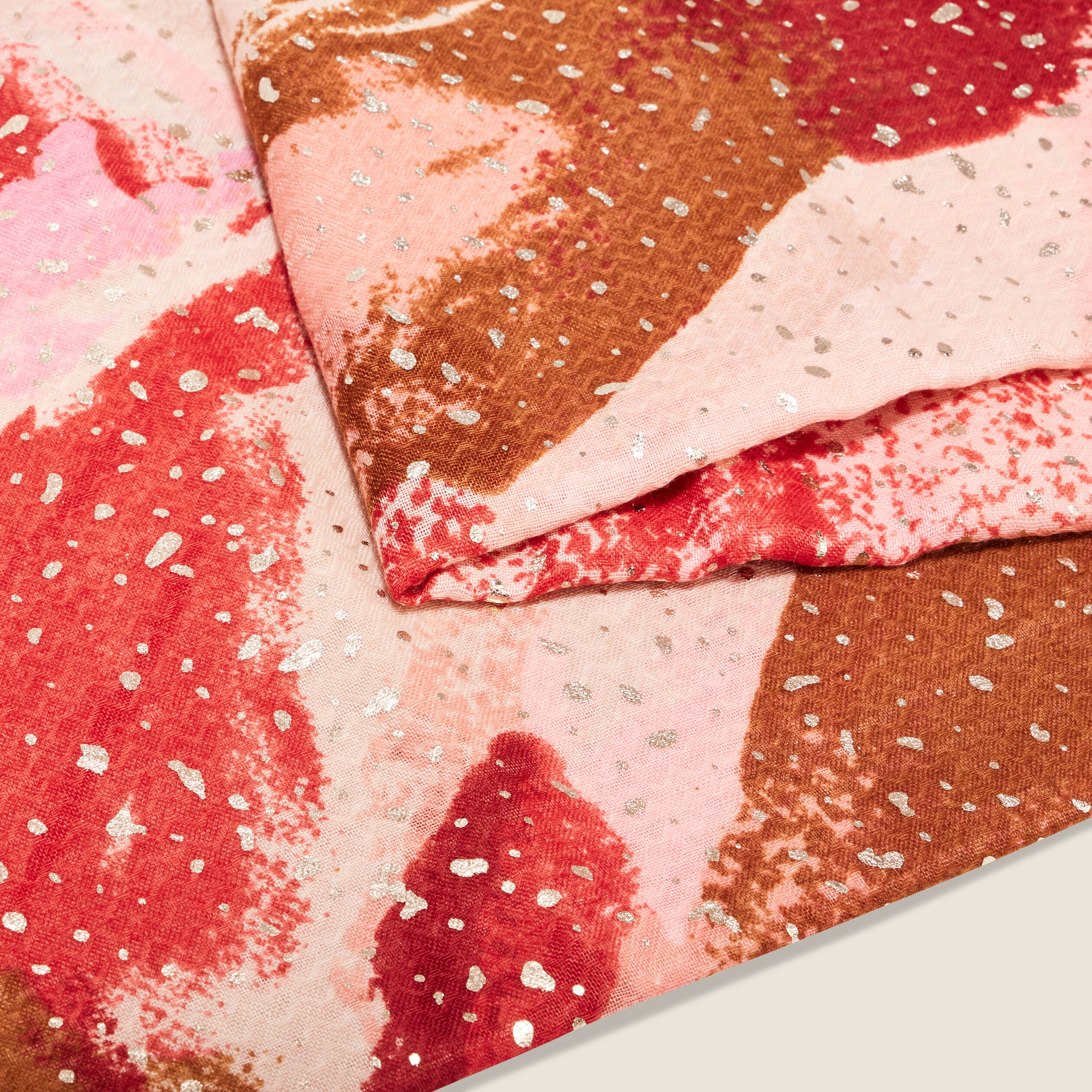 Foulard rose vif femme