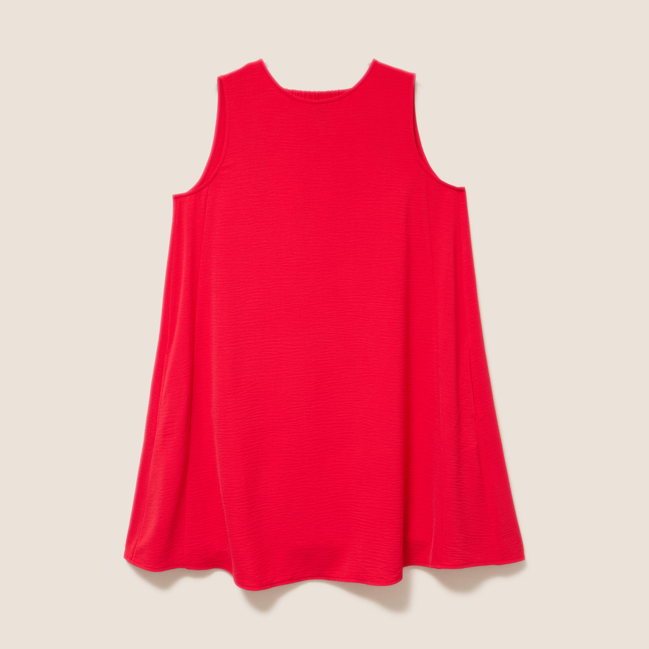Pull sans manches col V - Beige - Femme - 4.50€ - Kiabi