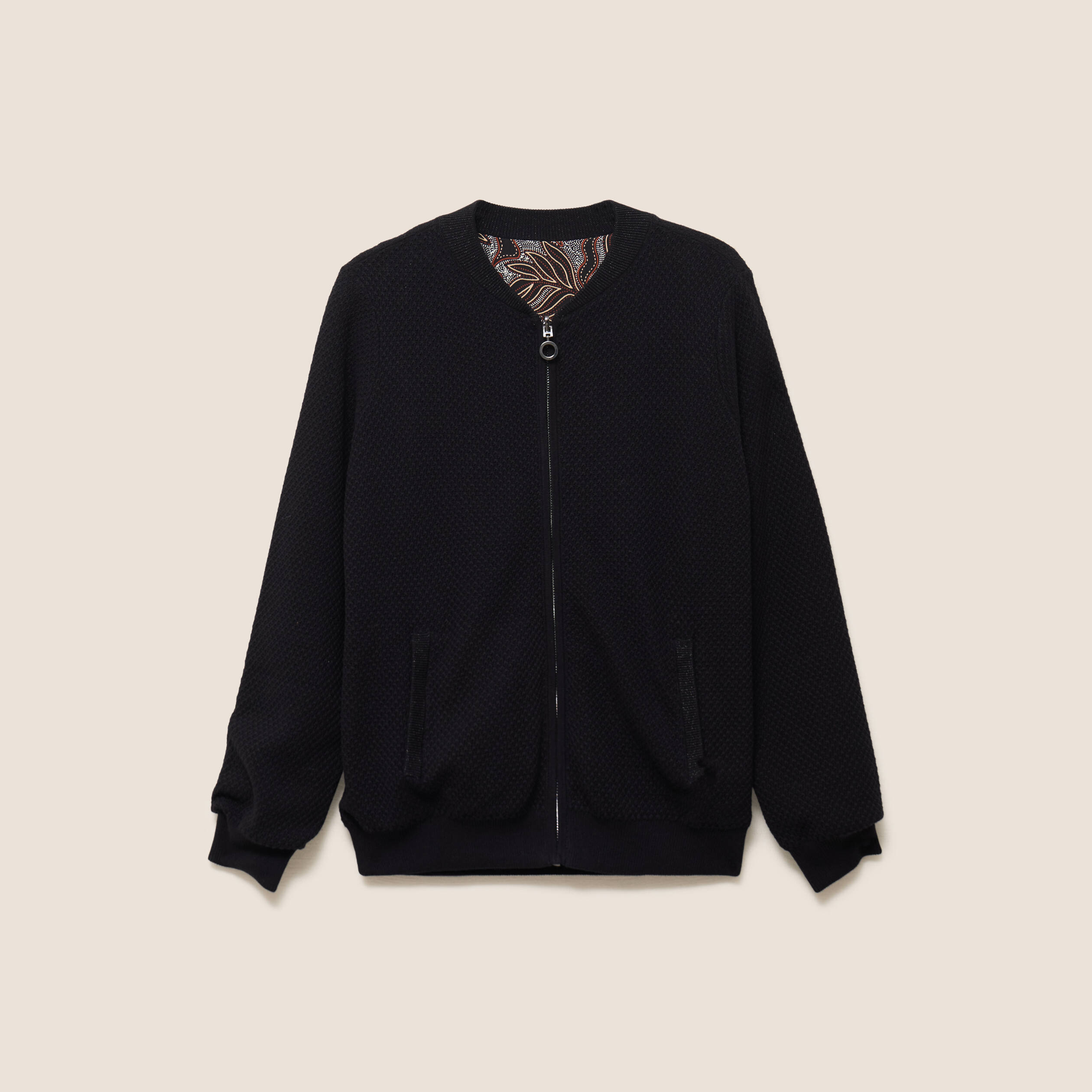 Gilet r&eacute;versible esprit bomber noir femme