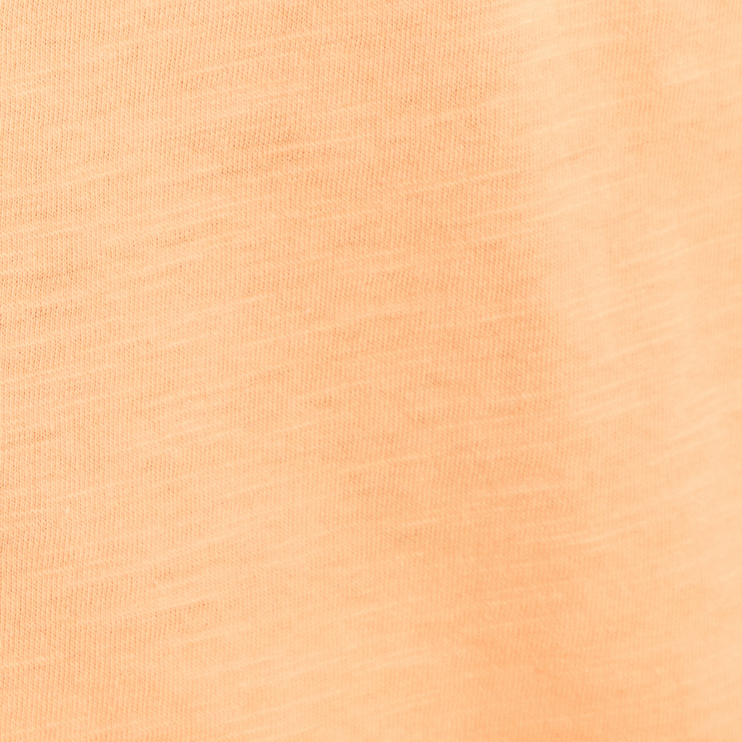 T-shirt manches courtes orange clair femme