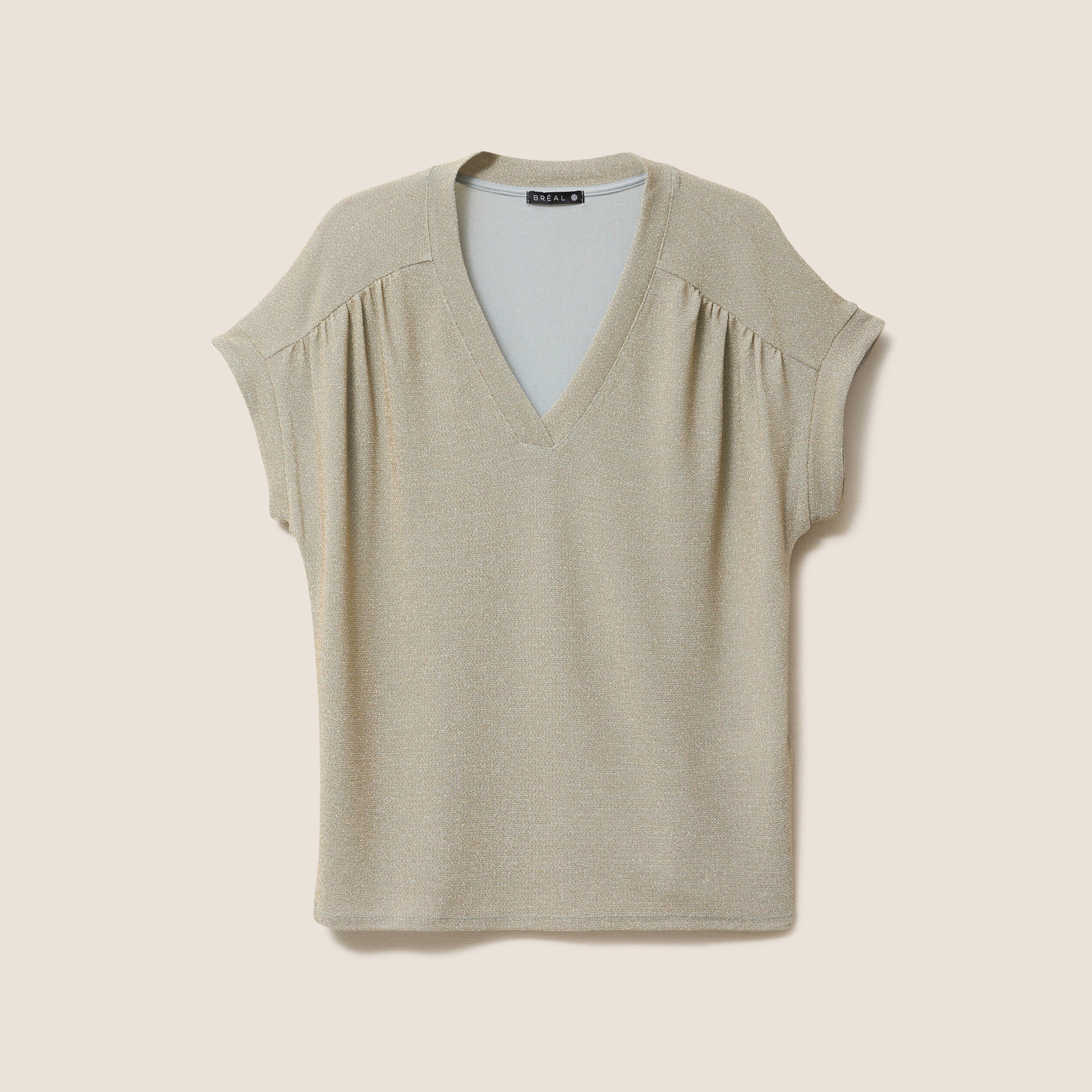 T-shirt manches courtes vert clair femme