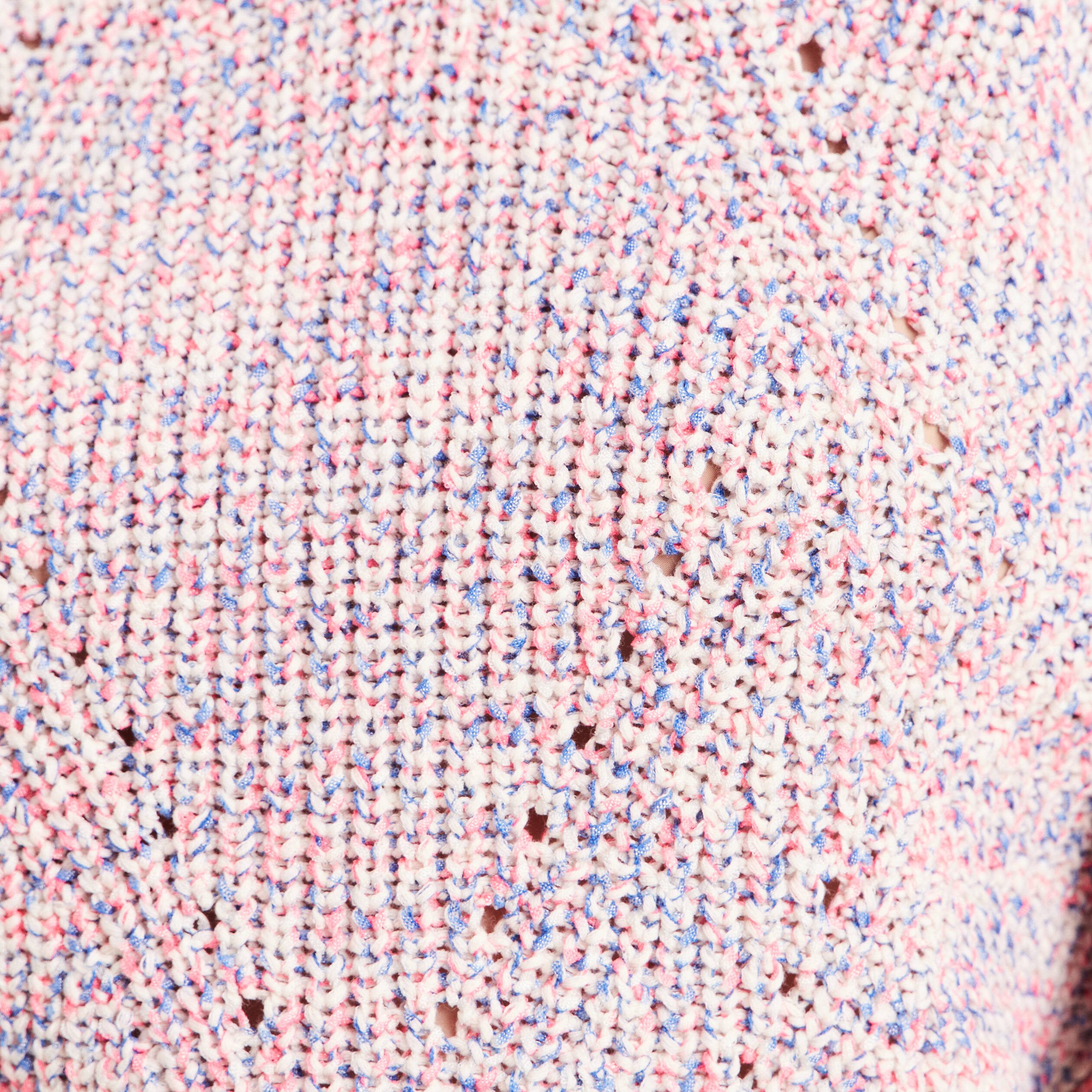 Pull droit long col v manches longues rose fushia femme