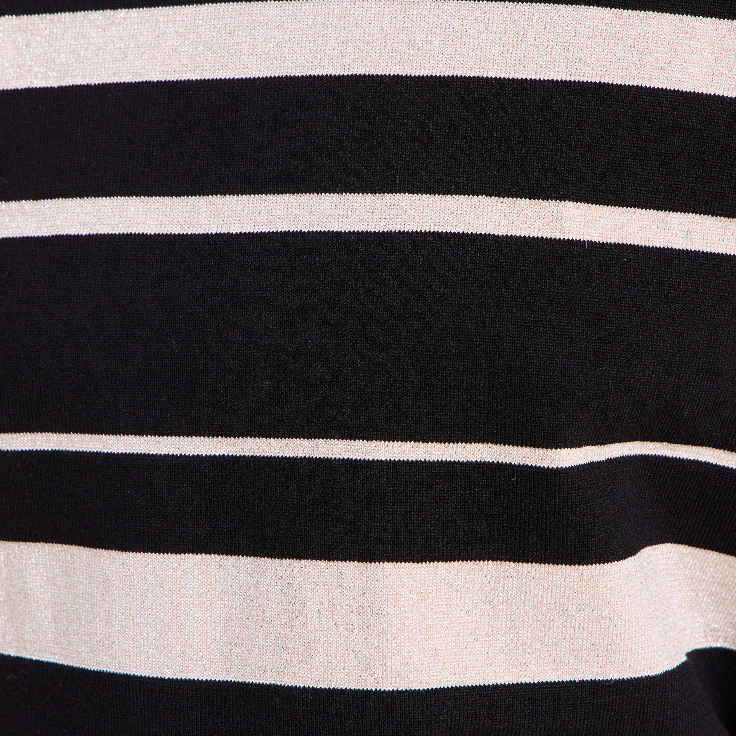 Pull col rond noir femme